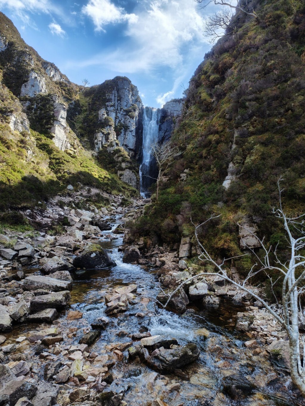 Waterfall in Scotland.
