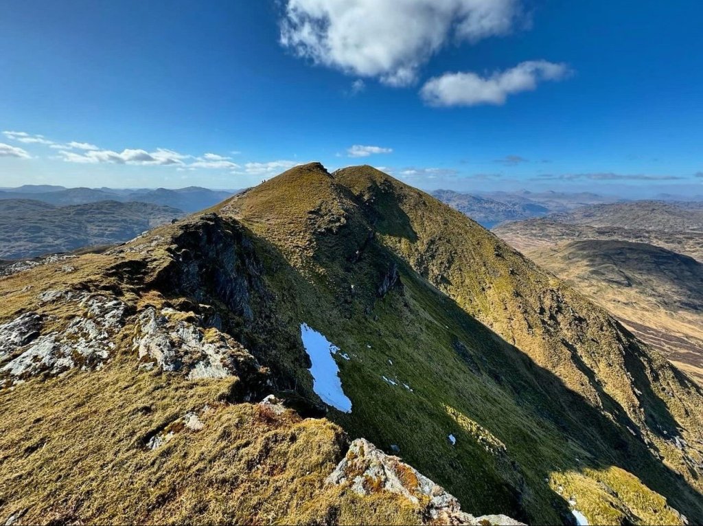 A view from the top of Ben Lomond.