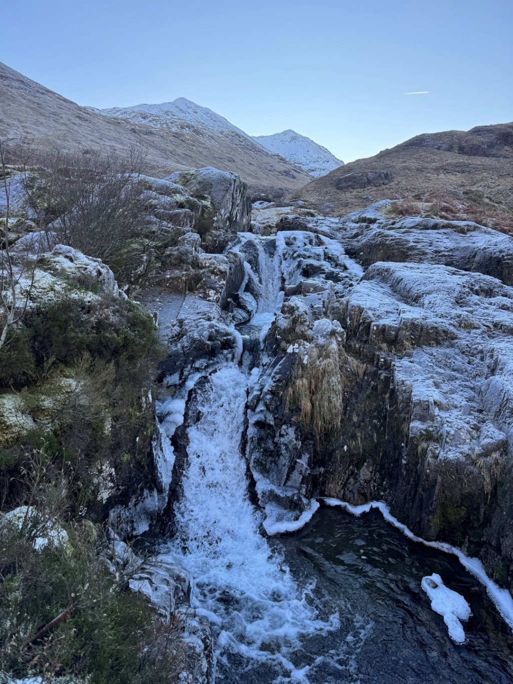 A view of the 3 waters in Scotland.